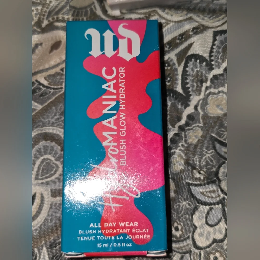 Urban Decay Hydromaniac Blush Glow Hydrator In Obsessed. NIB